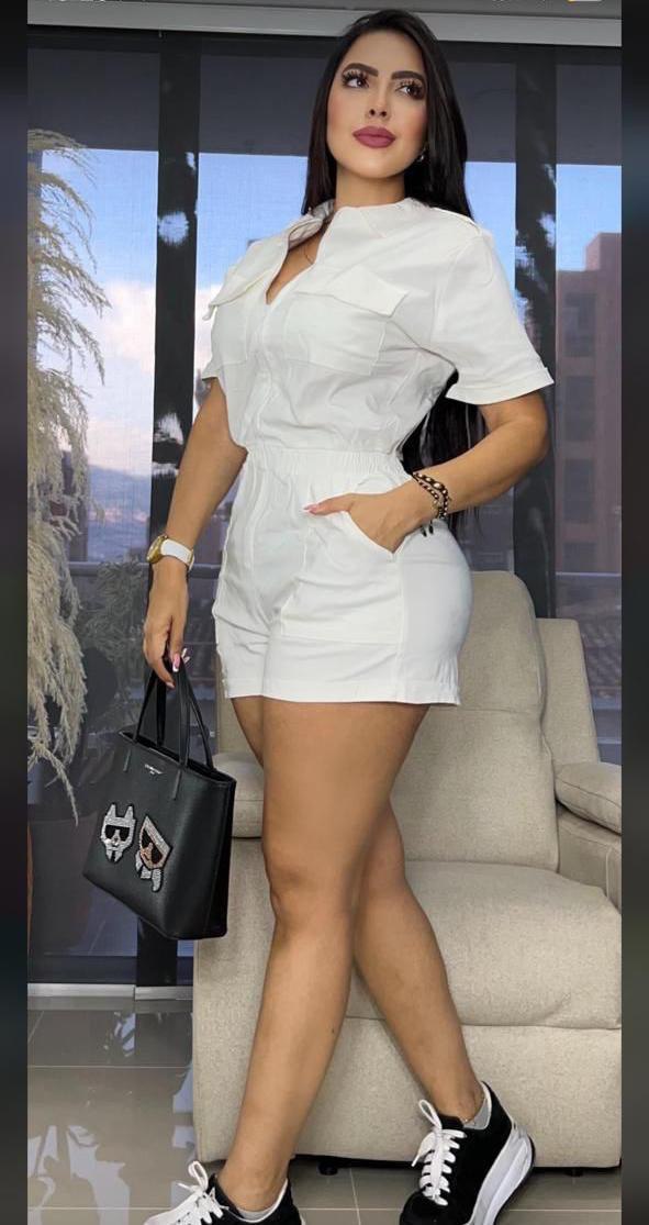 Enterizo safari shorts