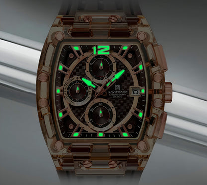 Reloj Naviforce Deportivo Nf7105 Goma Ho