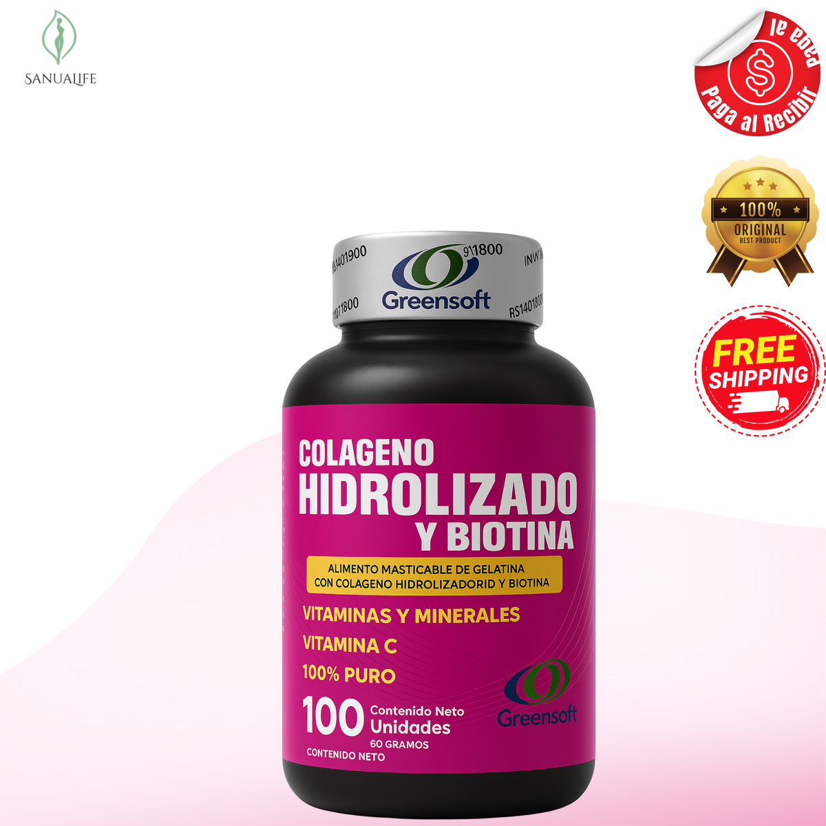 COLAGENO HIDROLIZADO X 100 SOFGELS